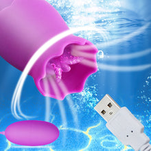 Load image into Gallery viewer, 12 Speeds Tongue Oral Licking  Vibrators USB Vibrating Egg G-spot Vagina Massage Clitoris Stimulator Sex Toys for Women Sex Shop