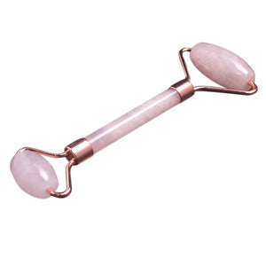 Face Lifting Tool Massager Rose Quartz Roller Slimming Natural Jade Facial Massage Roller Stone Skin Massage Beauty Care Set Box